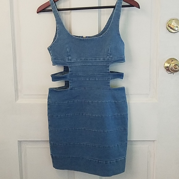 bec and bridge denim dress